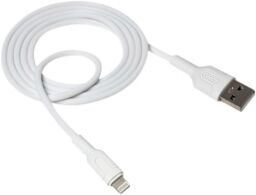 Кабель XO NB212 USB - Lightning (M/M), 2.1 A, 1 м, White (XO-NB212i-WH)