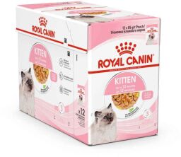 Консерви Роял канін Китен/Royal Canin Kitten (смачки в соусі) 12 шт.*85г желе