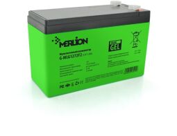 Акумуляторна батарея Merlion 12V 7.2AH Green (G-MLG1272F2/13945) AGM