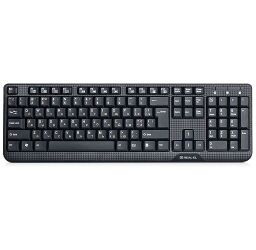 Клавіатура REAL-EL Standard 500 Ukr Black (EL123100010) від виробника Real-El