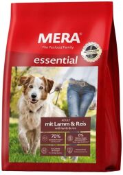 Корм Mera Essential Dog Adult Lamm & Reis сухой с ягнятиной для взрослых собак 1 кг (4025877618260) от производителя MeRa