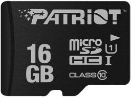 Карта памяти MicroSDHC 16GB UHS-I Class 10 Patriot LX (PSF16GMDC10) от производителя Patriot