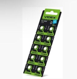Батарейка Videx Alkaline 1.5V ( 10/100/1600 ) AG4, LR626 10 шт.