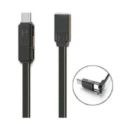 Кабель Remax RC-070th Gplex Lightning - micro USB + USB Type-C (F/M), 1 м, Dark Grey (6954851267225)