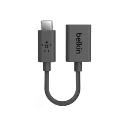 Кабель заряджання/синхронізації Belkin USB-C > USB-AM, 0.14м, чорний