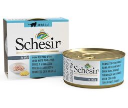 Корм Schesir Tuna Can влажный с тунцем и ананасом 75 гр (8005852613530) от производителя Schesir