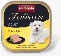 Корм Animonda Vom Feinsten влажный с индейкой и сыром для взрослых собак 150 гр (4017721823180) от производителя Animonda