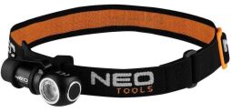 Фонарь налобный аккумуляторный Neo Tools, 700мАч, 600лм, 6Вт, 4 функции освещения, IPX4 (99-027) от производителя Neo Tools