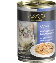 Вологий корм для кішок Edel Cat з лососем та фореллю 400 г - 400 (г)