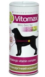 Вітомакс протиалергенний для собак 120 таблеток (VSVMX20012) від виробника Vitomax