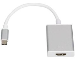 Кабель Atcom HDMI - USB Type-C (F/M), 0.1 м, White (13888) від виробника Atcom