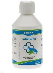 Вітаміни Canina Canivita тонік для зміцнення здоров'я котів та собак 250 мл
