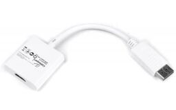 Адаптер Cablexpert DisplayPort - HDMI (M/F), 0.1 м, White (A-DPM-HDMIF-002-W) от производителя Cablexpert