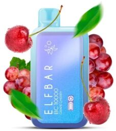 Elf Bar BC10000 Grape Cherry (Виноград Вишня) 5% Одноразовый POD (23823) от производителя Elf Bar