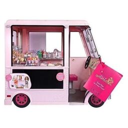 Транспорт для ляльок Our Generation Фургон з морозивом та аксесуарами, рожевий