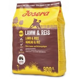 Корм Josera Lamb & Rice сухой с ягненком для собак страдающих аллергией 0.9 кг (4032254745235) от производителя Josera