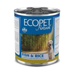 Вологий корм для собак Farmina Ecopet Natural Dog Fish & Rice з оселедцем, 300 г
