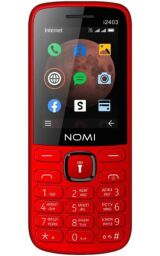 Мобiльний телефон Nomi i2403 Dual Sim Red (i2403 Red) від виробника Nomi