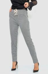 Штани жіночі AGER на резинці, колір чорно-білий, 214R322