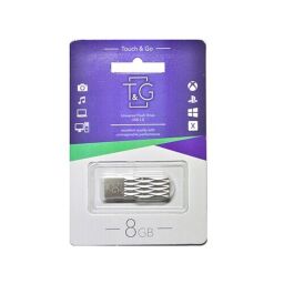 Флеш-накопичувач USB 8GB T&G 103 Metal Series Silver (TG103-8G) від виробника T&G