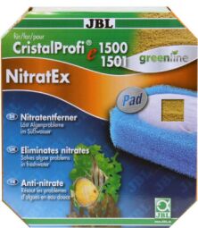 JBL NitratEx Pad - Комплект з вставкою з губки та наповнювачем для видалення нітратів для фільтрів