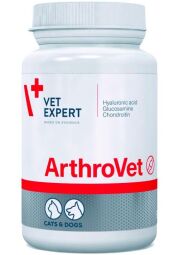 Вітаміни VetExpert ArthroVet HA для зміцнення суглобів у котів та собак 90 табл