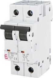 Автоматичний вимикач ETI, ETIMAT 10 1p+NC 10А (10 kA)