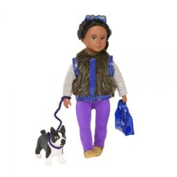 Лялька LORI 15 см Илисса и собака терьер Индиана (LO31016Z) от производителя Lori