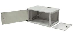 Настенный шкаф ZPAS 19", 6U, 600х500 мм, с сменными боковыми стенками, серый (WZ-3615-01-S2-011) от производителя ZPAS