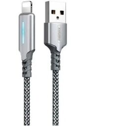 Кабель Remax RC-123i Gonyu USB - Lightning (M/M), 2.4 A, 1 м, Silver (6972174151939) від виробника Remax