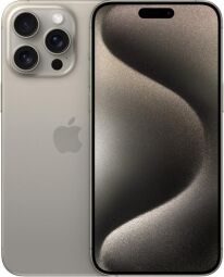 Смартфон Apple iPhone 15 Pro Max 256GB A3106 Natural Titanium (MU793RX/A) від виробника Apple