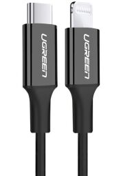 Кабель Ugreen US171 USB Type-C - Lightning (M/M), 1 м, Black (60751) від виробника Ugreen