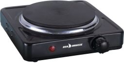 Електроплитка SeaBreeze SB-061 1-конфорка1000Вт/диск/ чорний колір,мат. корпуса метал