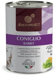 Вологий корм для собак Marpet Aequilibriavet з кроликом 410 г