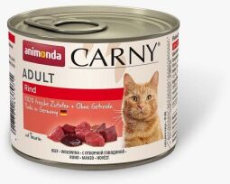 Корм Animonda Carny Adult Beef влажный с говядиной для взрослых кошек 200 гр (4017721837071) от производителя Animonda