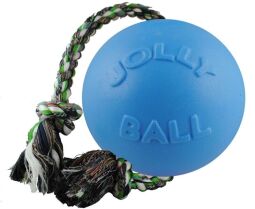 Іграшка для собак JOLLY PETS ROMP-N-ROLL блакитна, 16 см