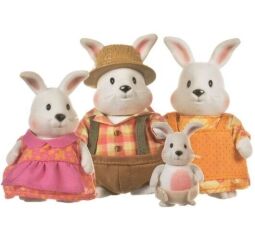 Набір фігурок Li'l Woodzeez Сім'я Кроликів