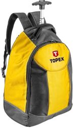 Рюкзак для інструменту TOPEX, телескопічна ручка, на коліщатках, 25 внутрішніх кишень