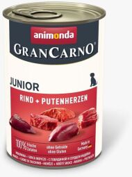 Корм Animonda Gran Carno вологий з яловичиною та індичкою для щенят 400 гр (4017721827287) від виробника Animonda