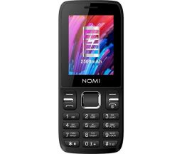 Мобiльний телефон Nomi i2430 Dual Sim Black (i2430 Black) від виробника Nomi