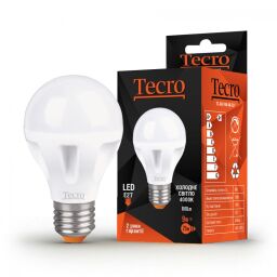 Светодиодная лампа Tecro 9W E27 4000K (T2-A60-9W-4K-E27) от производителя Tecro