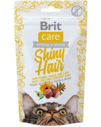 Лакомство для кошек Brit Care Shiny Hair с лососем 50 г (111264/1388) от производителя Brit Care