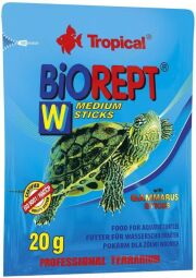 Сухий корм для водоплавних черепах Tropical в паличках «Biorept W» 20 г (SZ11341) від виробника Tropical
