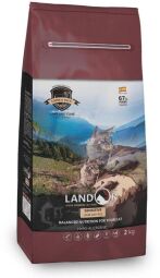 LANDOR Полнорационный сухой корм для взрослых кошек с чувствительным пищеварением Ягненок с рисом 0,4 кг (8433022859639) от производителя LANDOR