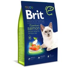 Сухой корм Brit Premium by Nature Cat Sterilised Salmon для стерилизованных кошек с лососем - 300(г) (1111167480) от производителя Brit Premium