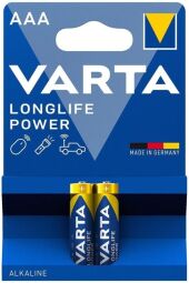 Батарейка VARTA LONGLIFE Power щелочная AAA блистер, 2 шт. (04903121412) от производителя Varta