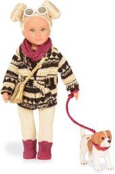 Лялька LORI 15 см Дакота з собачкою