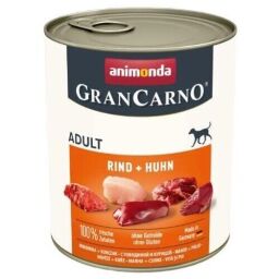 Консерва Animonda GranCarno Adult Beef + Chicken для собак, з яловичиною та куркою - 400 (г) від виробника Animonda