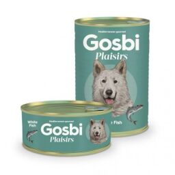 Вологий корм для собак Gosbi Plaisirs White Fish 185 г з рибою (GB01034185) від виробника Gosbi