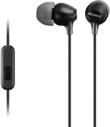 Наушники In-ear Sony MDR-EX15AP 3.5 mini-jack, Mic, Черный (MDREX15APB.CE7) от производителя Sony